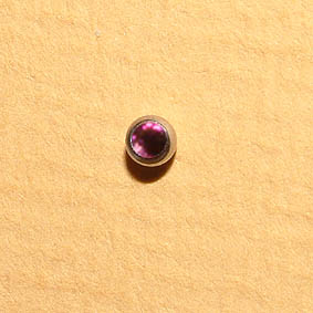 Lippiercing (labret internal) 8 mm